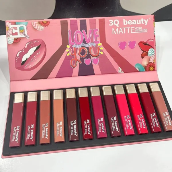 3Q BEAUTY MATTE LIPGLOSS PACK OF 12