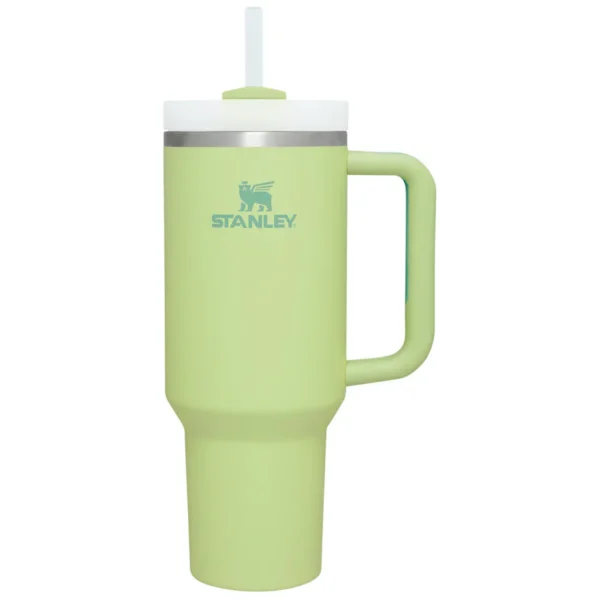 Stanley Tumbler (Parrot) 40 Oz. 1200ML . Stainless Steel Vacuum Insulated Tumbler mugs with straw. Leak Proof Water bottle. Stanley Quencher