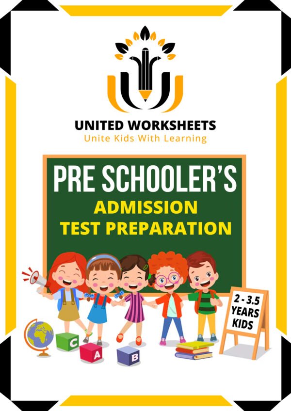 Pre Schooler Admission Test Preparation Worksheets With Stationary Gifts